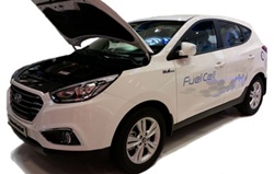 Hydrogen fuel cells car